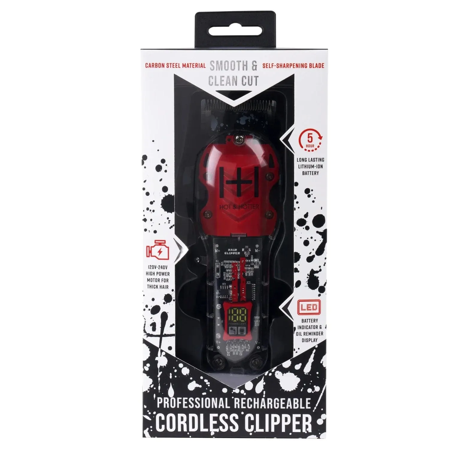 5789 H&H Prof. Rechargeable Cordless Clipper Black Venom