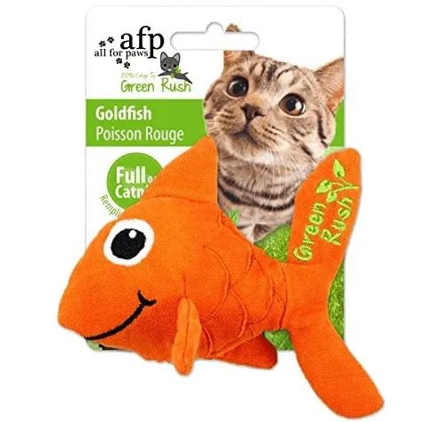 AFP Green Rush Goldfish Catnip Toy