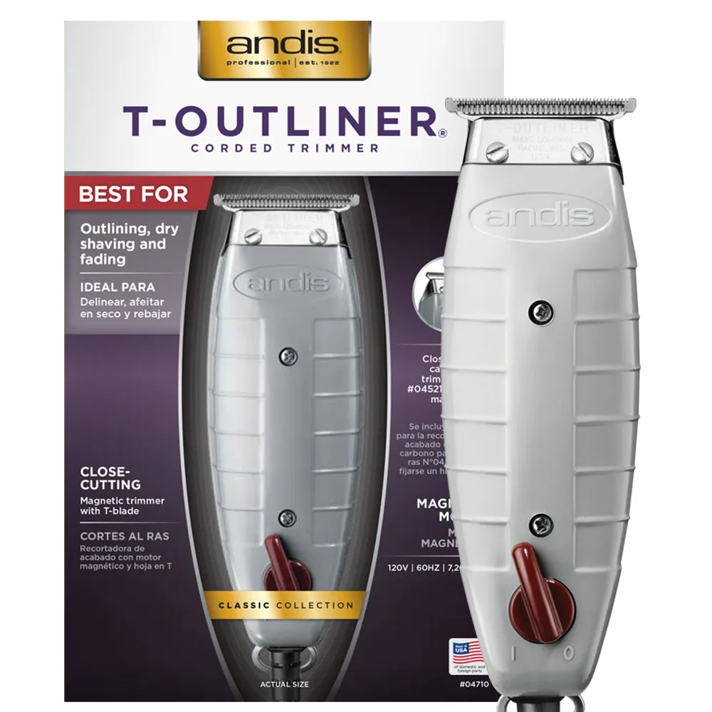 Andis 04710 Professional T-Outliner Beard/Hair Trimmer