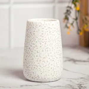 Anko Terrazzo Tumbler | Stylish and Durable Soap Dispenser Set | Terrazzo Tray - 8x11.5cm