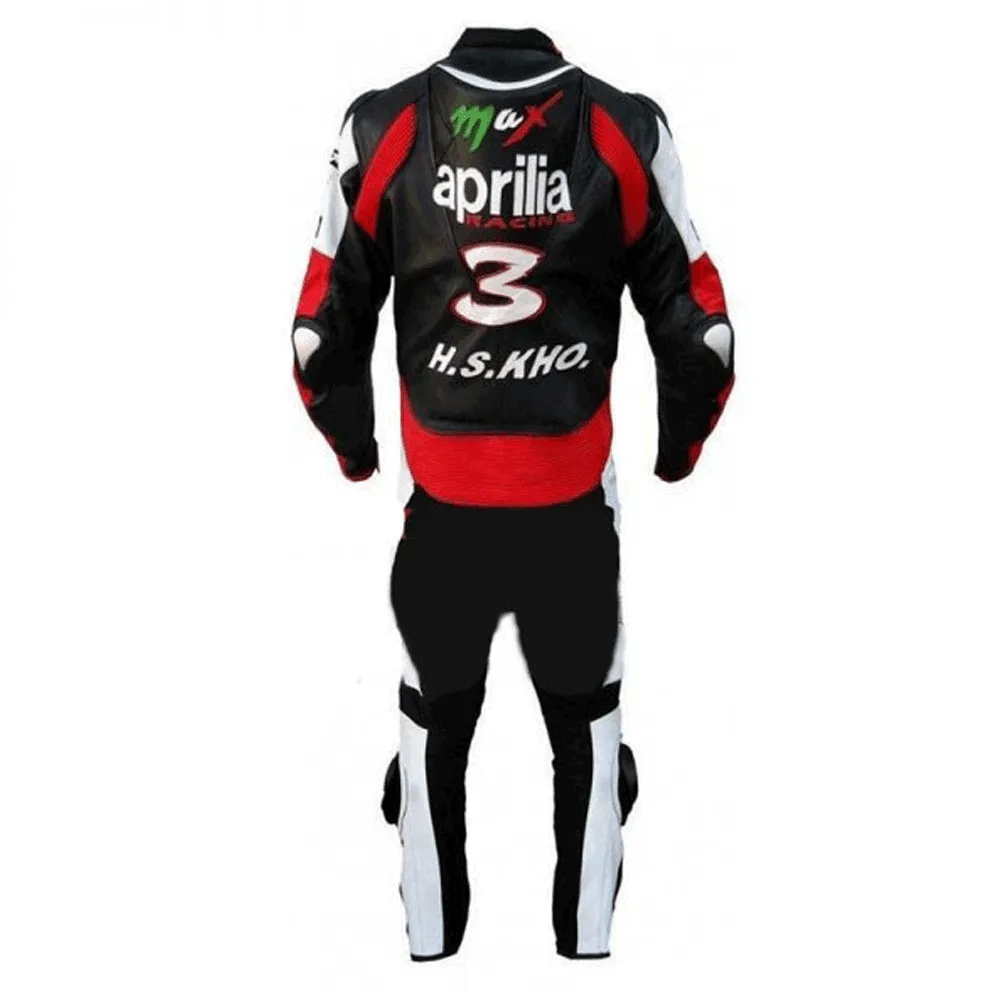 Aprilia Racing MAX3 Motorcycle Racing Leather Motogp Suit