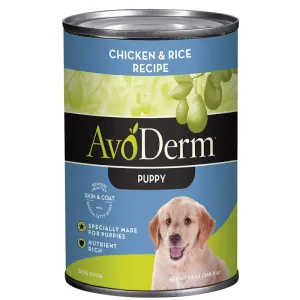 AvoDerm Chicken and Rice Puppy Formula Canned Food