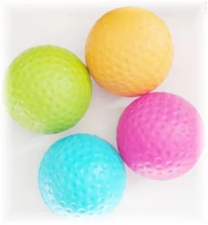 Beginner Foam Squash Ball, SINGLE BALL, Assorted Colors