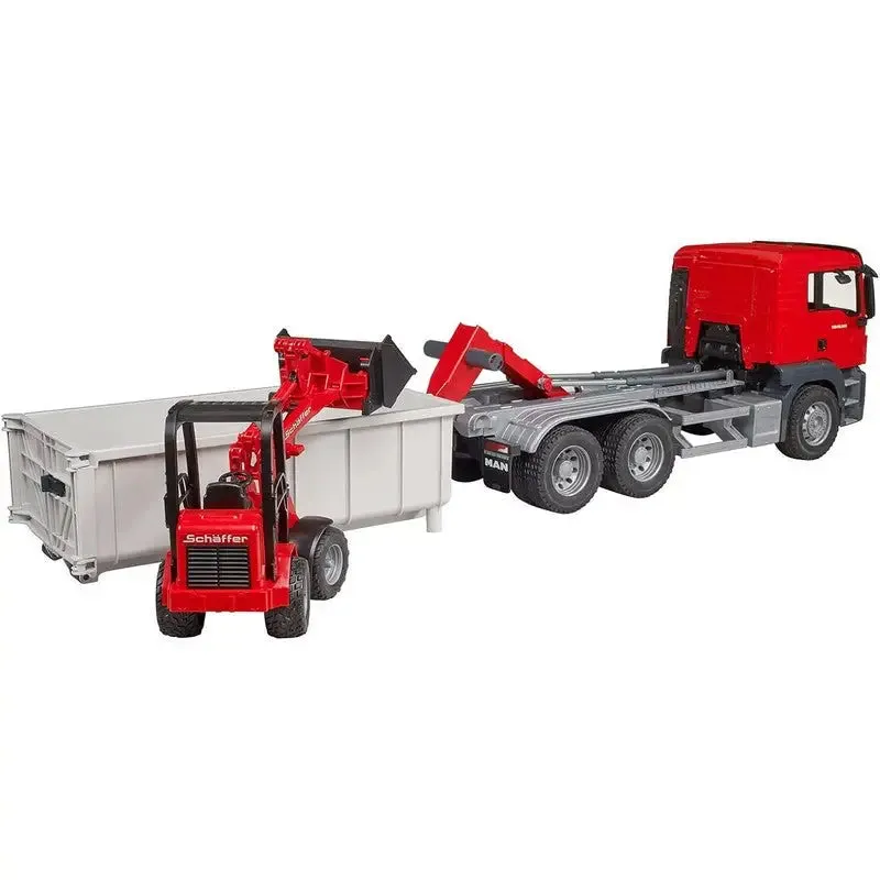 Bruder Man TGS Truck With Roll Off Shaffer 2630