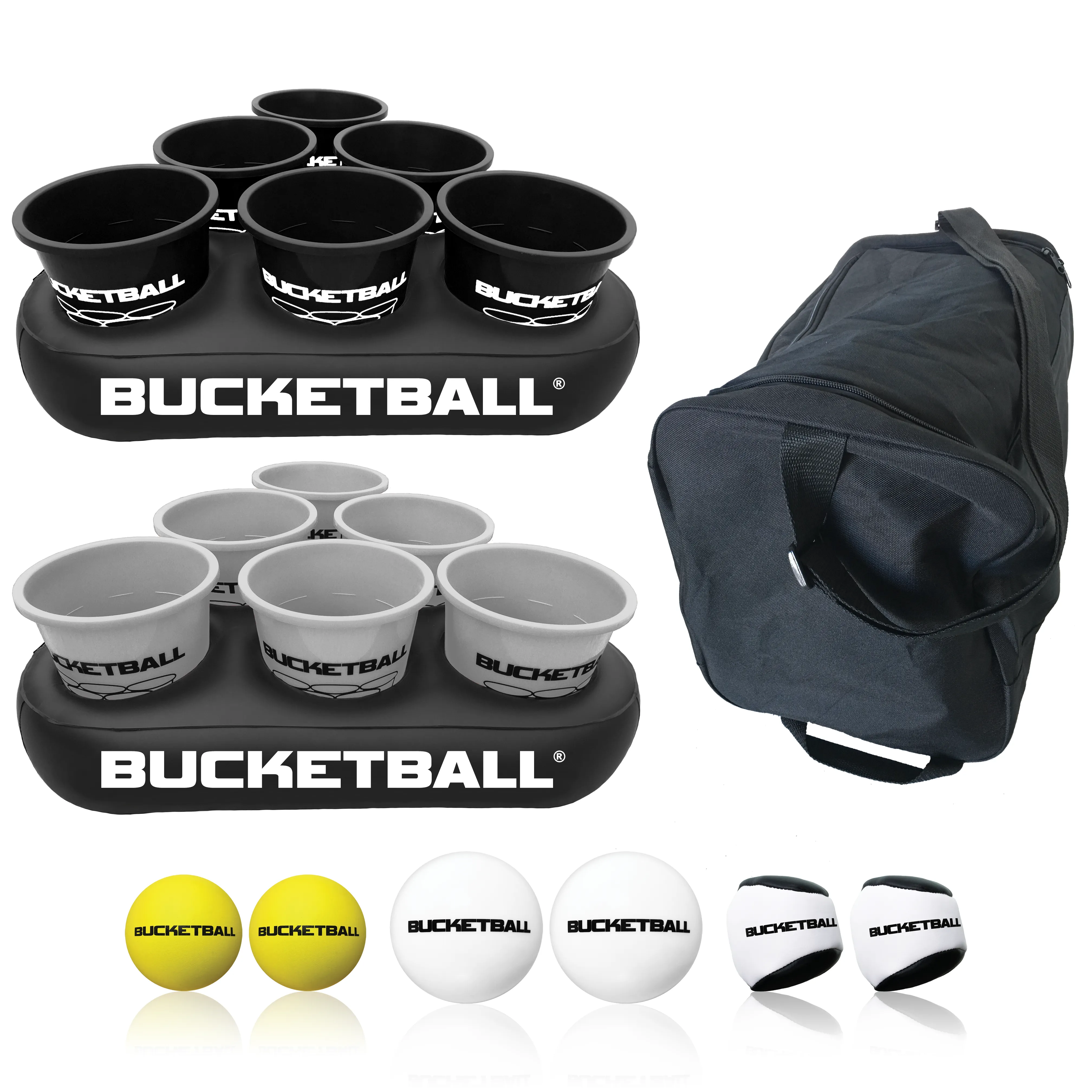 BucketBall - Team Color Edition - Party Pack (Black/Silver)