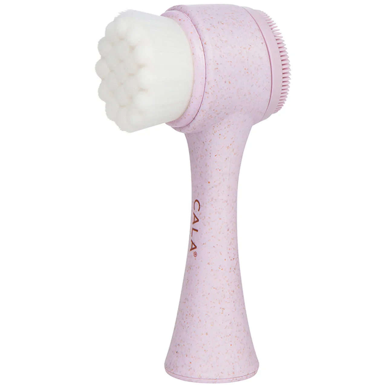 Cala Eco Friendry Dual-Action Facial Cleansing Brush (Blush)