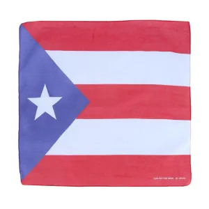 CTM® Cottom Puerto Rico Flag Bandana Set (Pack of 12)