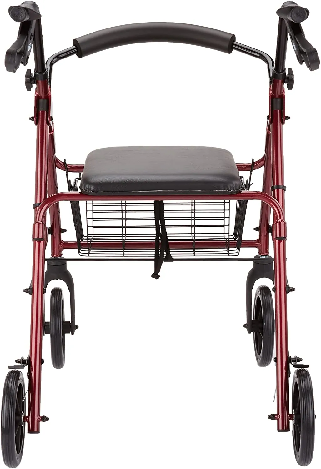 Days Four-Wheeled Rollator/Walker - Ruby Red or Silver