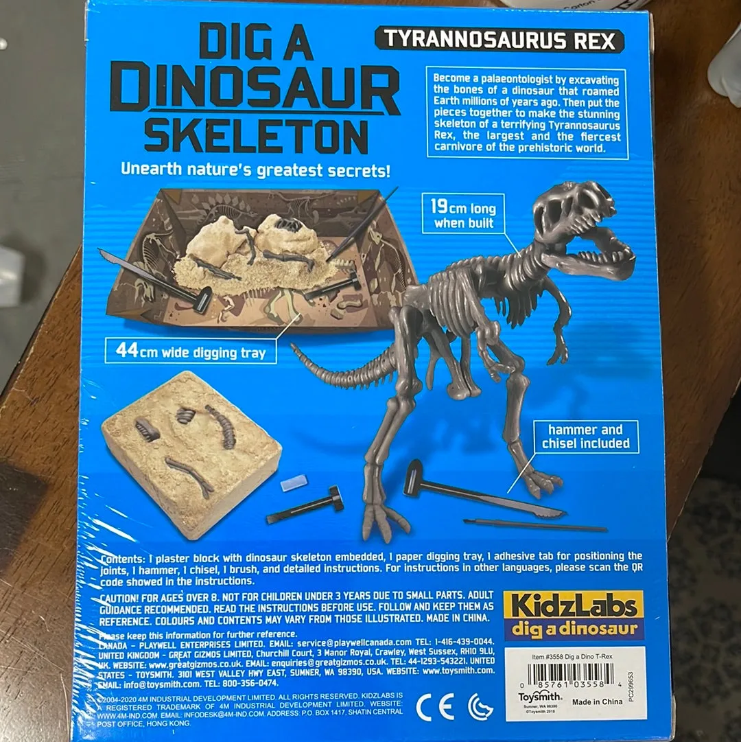 Dig A Dinosaur Skeleton