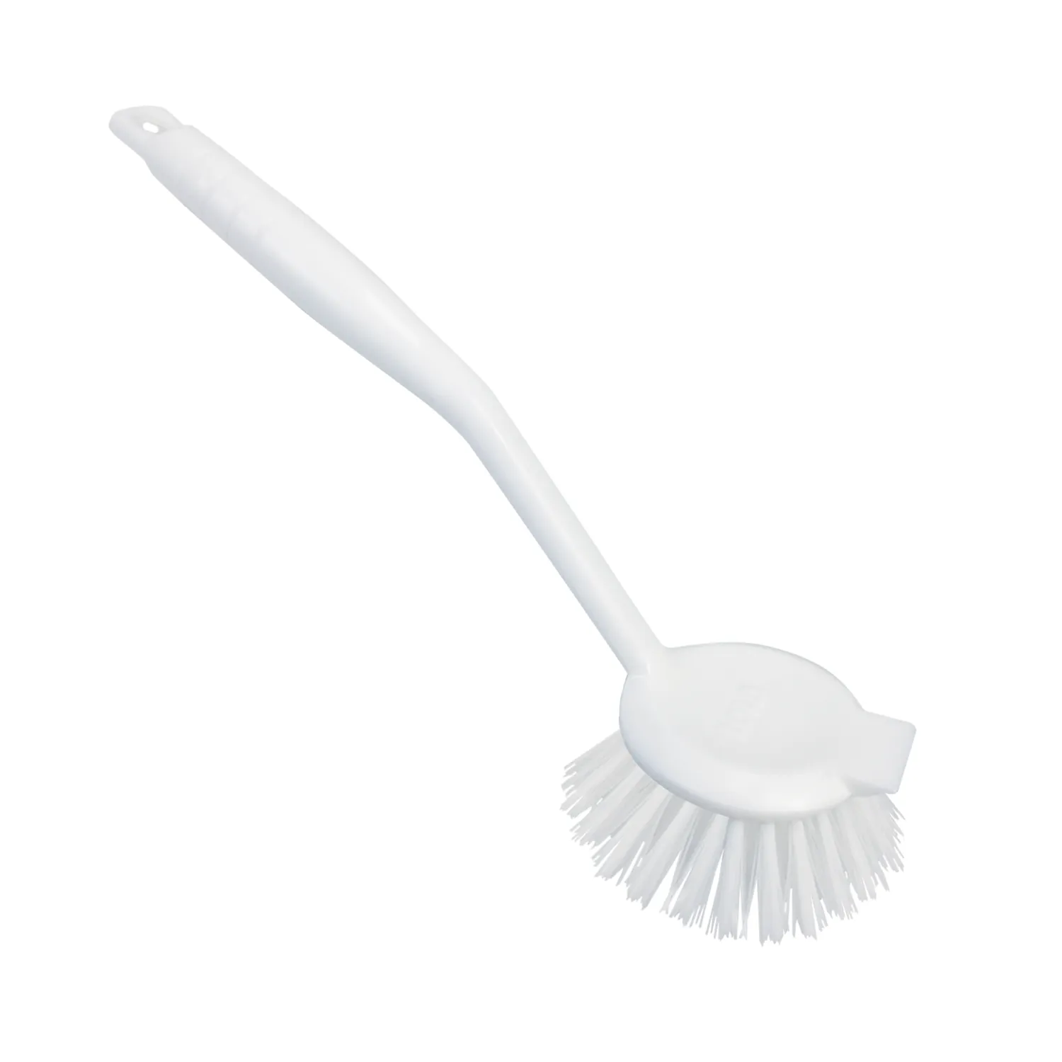 Dish Brush with Scraper, w/ Non-Scratch Bristles