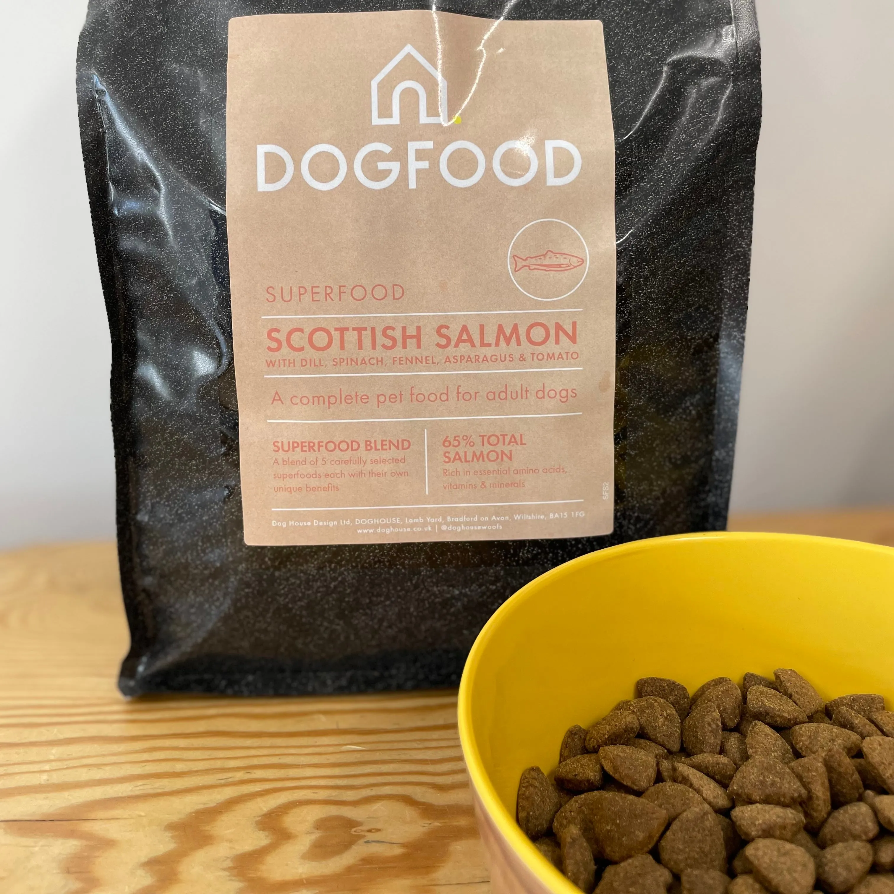 DOGFOOD Superfood Scottish Salmon for Adult Dogs