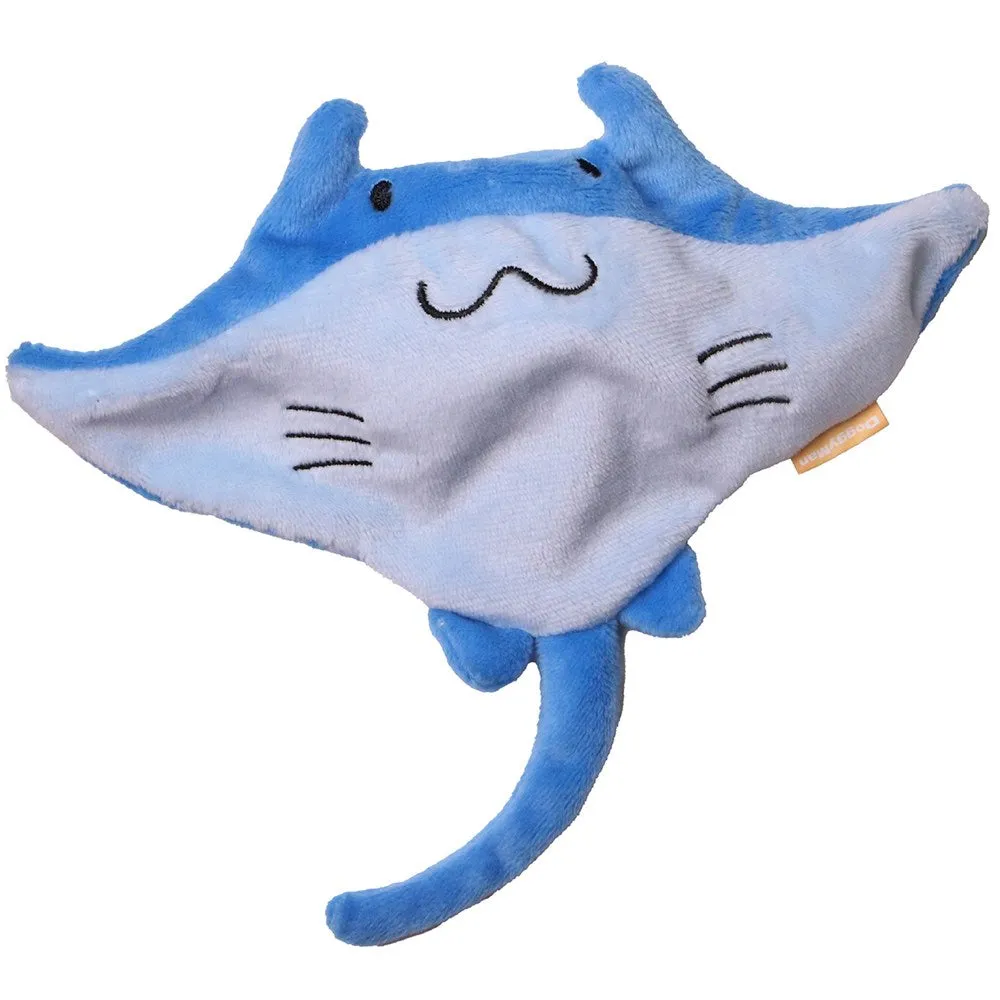 DoggyMan Squeaky Plush Dog Toy (Manta Ray)