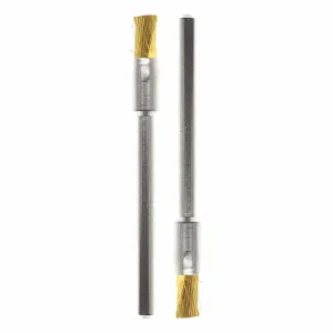 Dremel 537-02 Brass END Brushes - 2pc