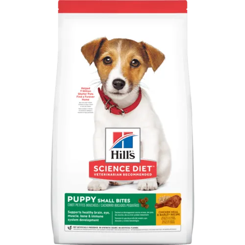 Hill's Science Diet Puppy Small Bites Chicken Meal & Barley Recipe Dry Dog Food