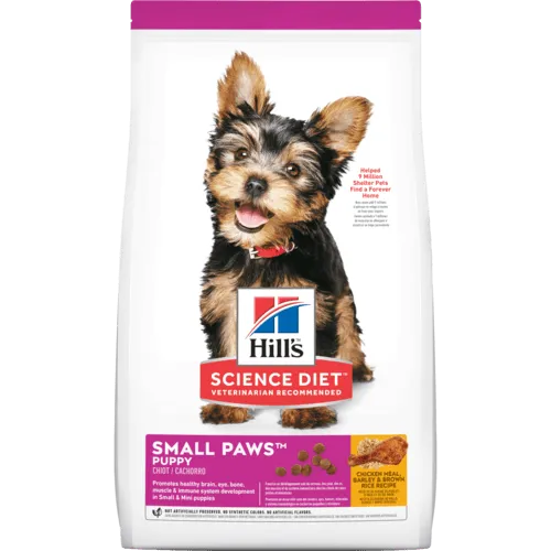 Hill's Science Diet Puppy Small Paws Chicken Meal, Barley & Brown Rice Recipe Dry Dog Food