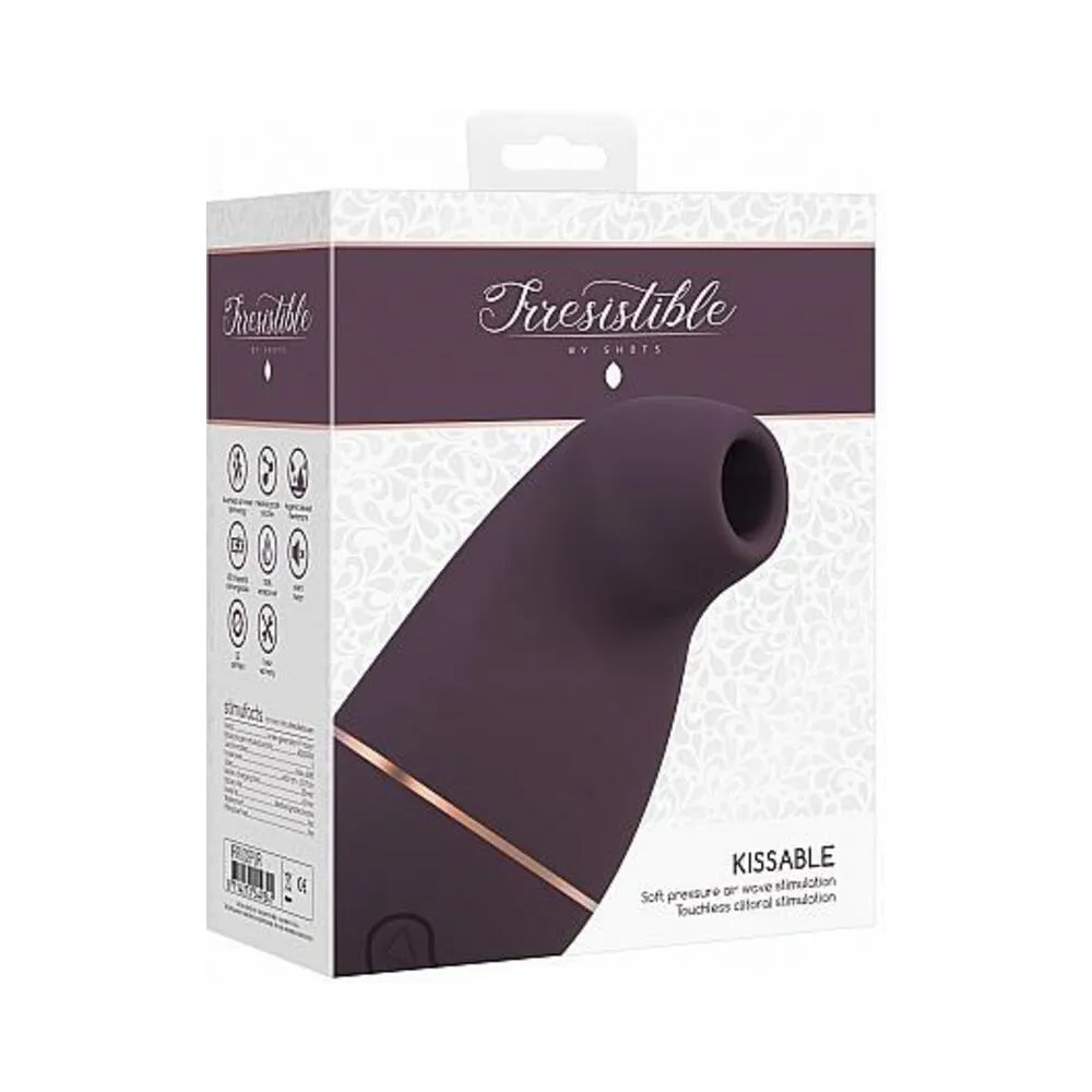 Irresistible Kissable Purple Vibrator