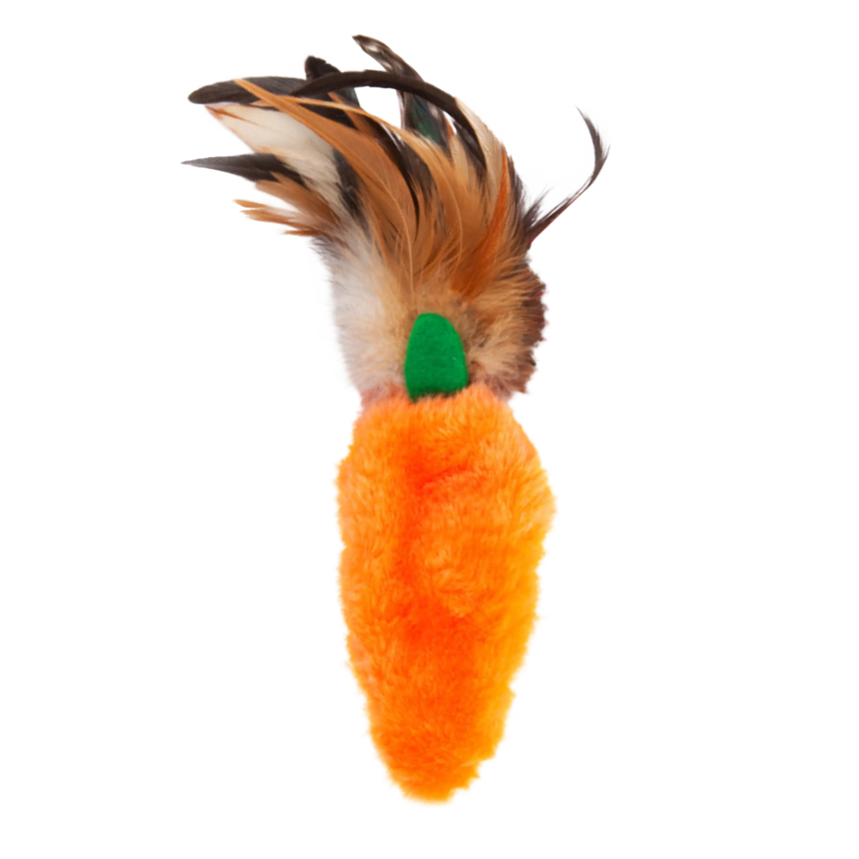 KONG Cat Refillable Catnip Feather Top Carrot 17cm