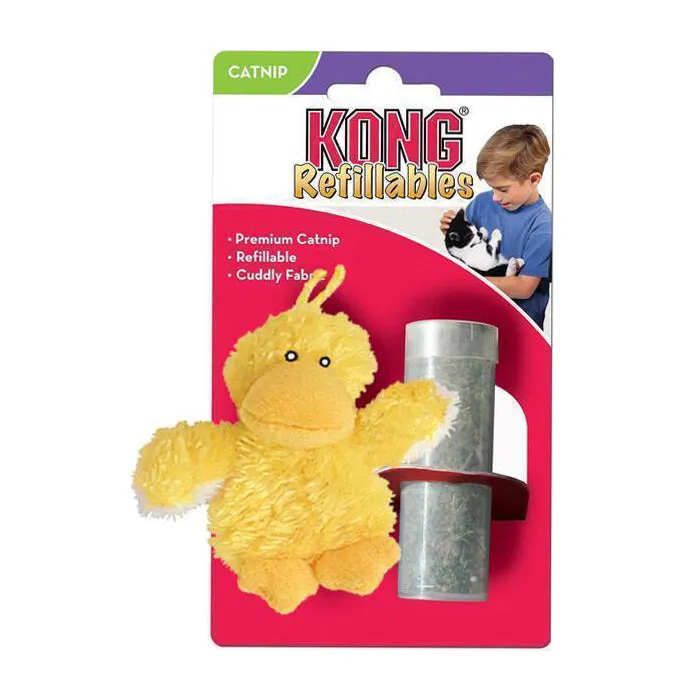 Kong Cat Refillable Catnip Toy - Duckie (NY4)