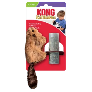 KONG Cat Refillables Beaver Catnip Cat Toy