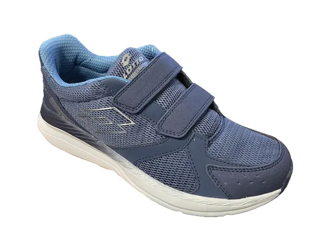 Lotto men's sneakers with Velcro Speedride 601 XIII S 219221 16C blue-grey