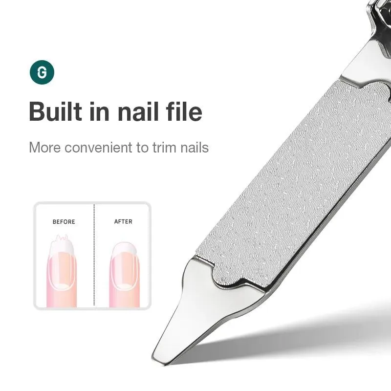 MR.GREEN Stainless Steel Nail Clippers: Precision Trimming Tools for Stylish On-The-Go Grooming