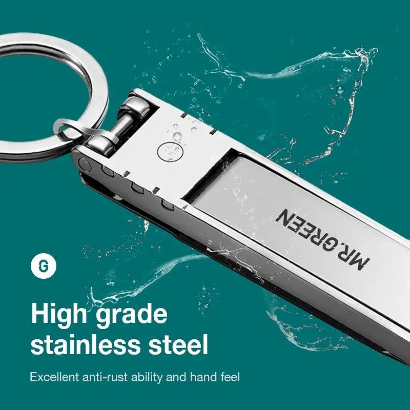 MR.GREEN Stainless Steel Nail Clippers: Precision Trimming Tools for Stylish On-The-Go Grooming