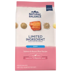 Natural Balance® Limited Ingredient Salmon & Brown Rice Puppy Recipe Dry Dog Food