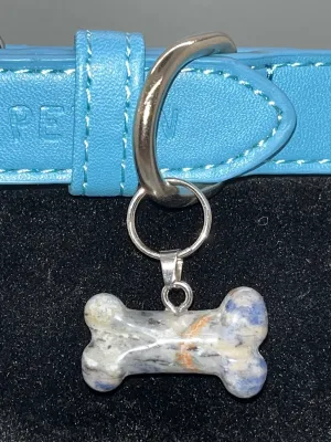 Natural Crystal Dog Collar Charms, Multiple Materials available!