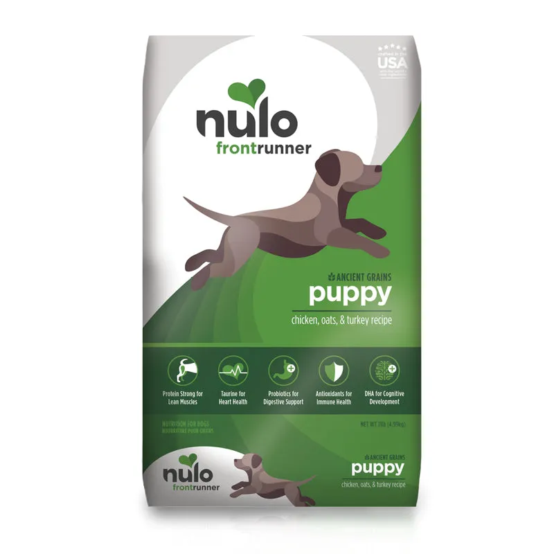 Nulo Frontrunner Ancient Grains Chicken, Oats, and Turkey Puppy Food