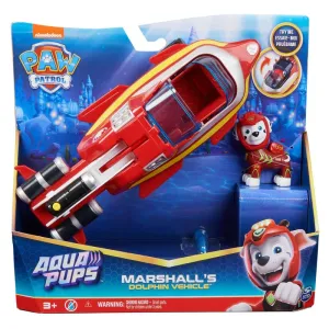 Paw Patrol Aqua Pups Themed Vehicles Marshall's Dolphin Vehicle