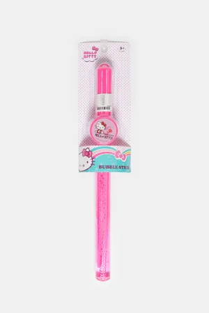 Pink Hello Kitty Bubble Stick