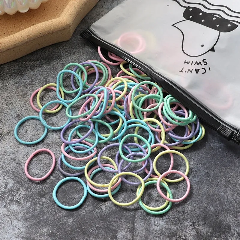 Premium Elastic Hair Bands: Versatile  Stylish Hair Accessories  60 100pcs FREE SHIPPING