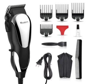 Professional Hair Clippers, Corded Hair Clippers for Men Kids, Strong Motor baber Salon Complete Hair and Beard, Clipping and Trimming Kit,Amazon Platform Banned