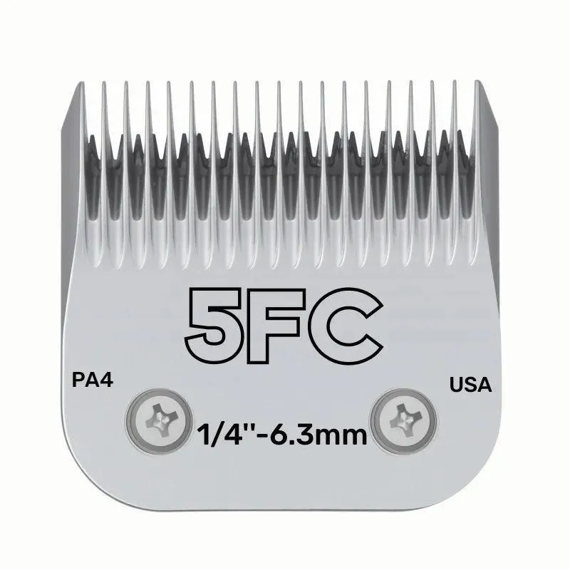 Professional Pet Clipper Blade: Premium Carbon Steel Grooming Blade - Fits Andis, Oster, Wahl