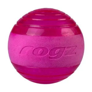 Rogz Squeekz Ball Dog Toy Pink