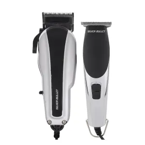 Silver Bullet Dynamic Duo Hair Trimmer And Clipper Set