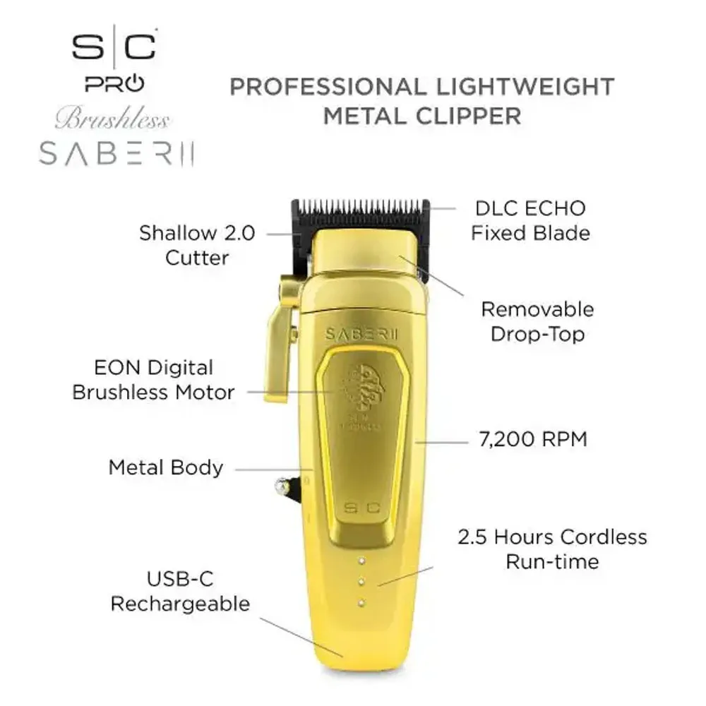 Silver Bullet Stylecraft Sabre 2.0 Clipper Gold