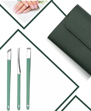 Spot nail clipper set dark green nail clipper full set of 20 pieces stainless steel dead skin clipper beauty