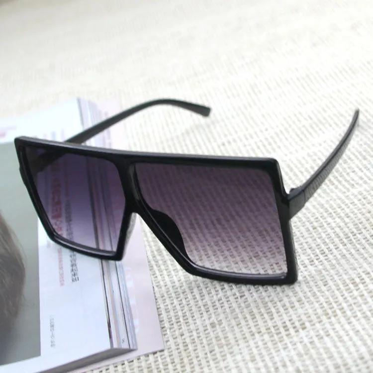 Sunglasses Fashion Big Square Rim UV Protection Sun Glasses