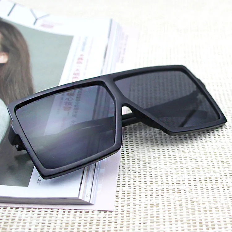 Sunglasses Fashion Big Square Rim UV Protection Sun Glasses