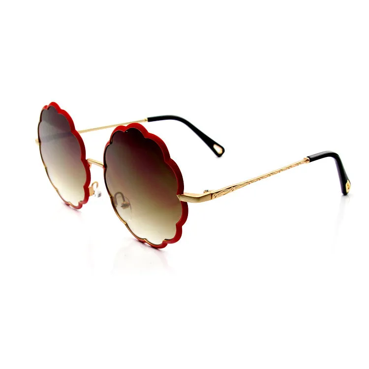 Sunglasses Metal Garland Fashion UV Protection Sun Glasses for Women Or Men