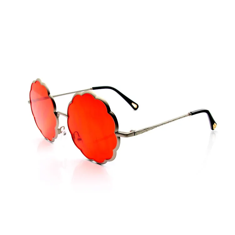 Sunglasses Metal Garland Fashion UV Protection Sun Glasses for Women Or Men