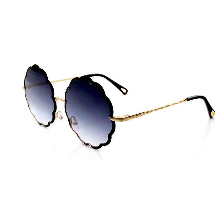 Sunglasses Metal Garland Fashion UV Protection Sun Glasses for Women Or Men