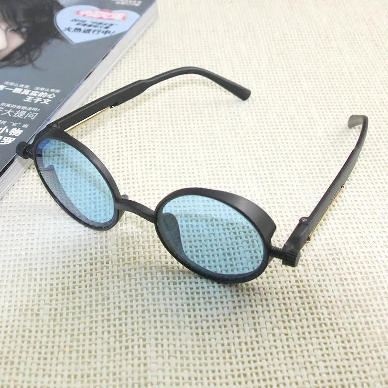 Sunglasses Retro round Prince Glasses Women's UV Protection Sun Glasses