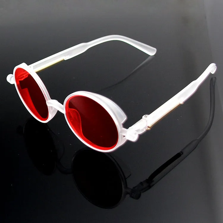 Sunglasses Retro round Prince Glasses Women's UV Protection Sun Glasses