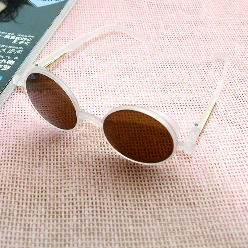 Sunglasses Retro round Prince Glasses Women's UV Protection Sun Glasses