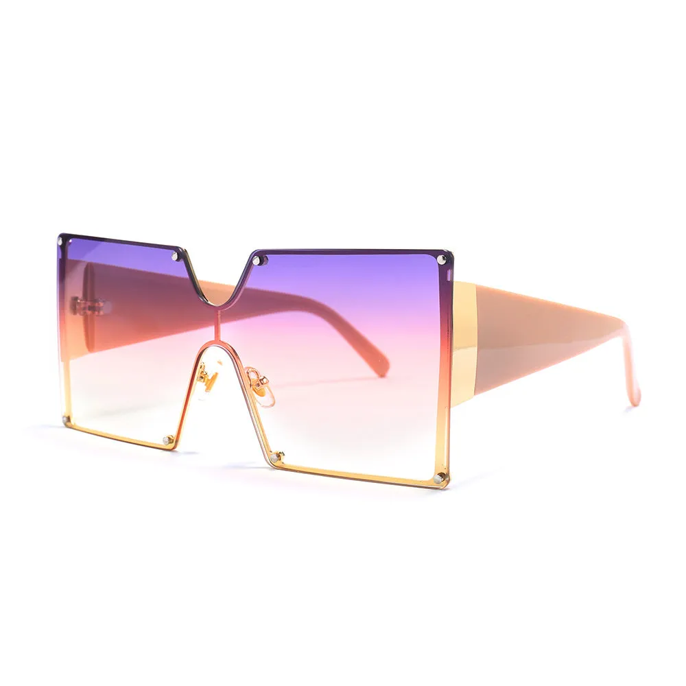 Sunglasses Square Siamese UV Protection Sun Glasses