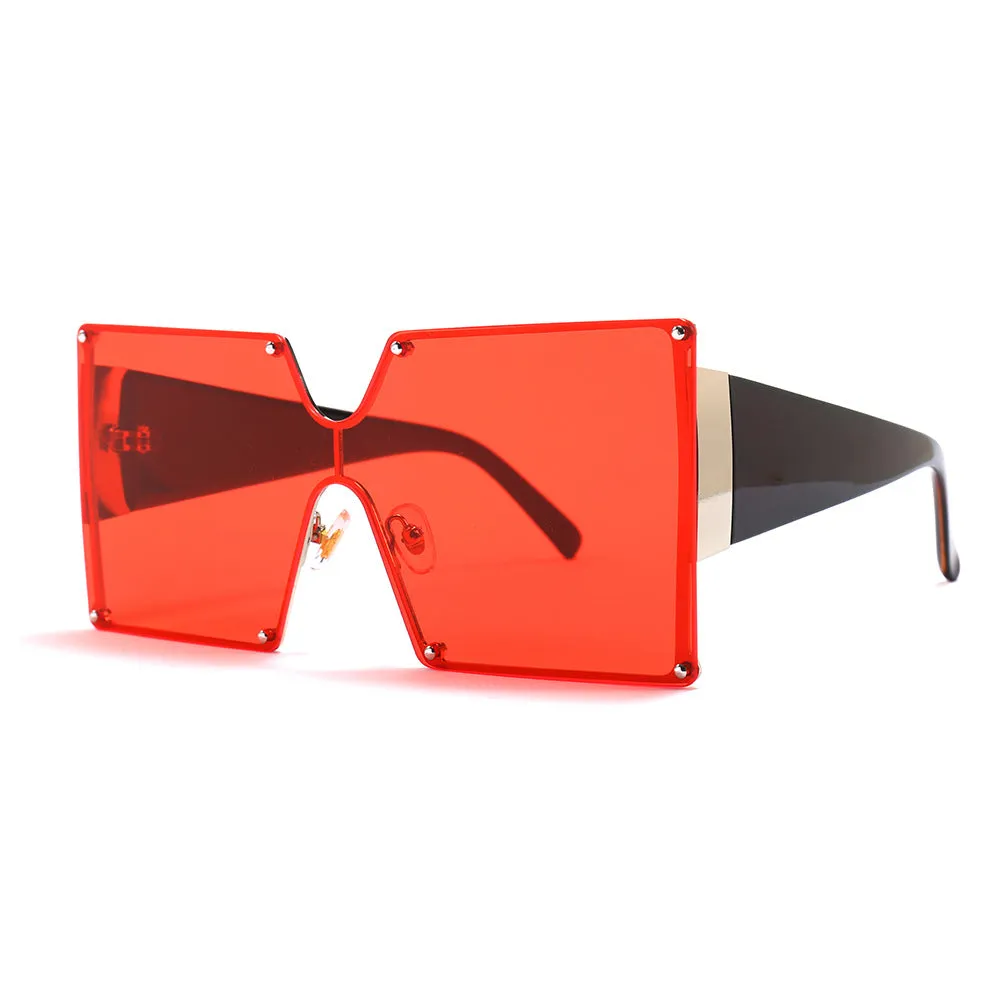 Sunglasses Square Siamese UV Protection Sun Glasses