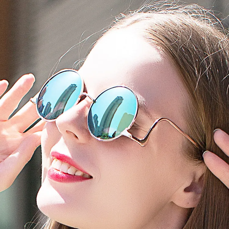 Sunglasses时尚复古文艺女士UV Protection Sun Glasses