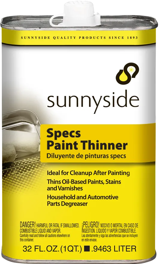 Sunnyside Corporation Specs Paint Thinner 1 quart